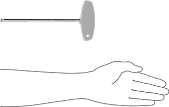 Image of Product. Side1 orientation. Contains SizingReference. Screw-Holding T-Handle Key, 5/16" Drive Size, 9-1/4" Overall Length.