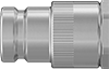 High-Pressure Minimal-Spill Quick-Disconnect Hose Couplings for Hydraulic Fluid