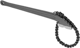 Image of Product. Front orientation. Chain Wrenches. Chain Wrenches, Iron Handle.