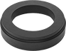 Image of Product. Bottom orientation. Hose Coupling Gaskets. Abrasion-Resistant Rubber Twist-Claw Hose Coupling Gaskets, Natural Rubber.