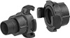 Large Twist-Claw Hose Couplings for Air and Water