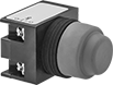 Image of Product. Front orientation. Push-Button Switches. Space Saver 22 mm Panel-Mount Push-Button Switches, Projecting With Cover.