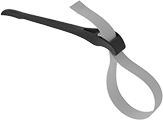 Image of Product. Front orientation. Strap Wrenches. Strap Wrenches, Iron Handle.