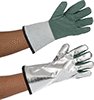 Heat-Reflective Aluminized Gloves