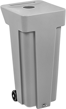 Image of Product. Front orientation. Eye Wash Waste Containers.