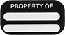 Image of Product. Front orientation. Labels. Tamper-Evident Property Identification Labels .