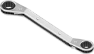 Image of Product. Front orientation. Box Wrenches. Two-Head Deep-Offset Ratcheting Box Wrenches, 12-Point Openings.
