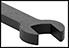 Image of Specification. Front orientation. ZoomedIn view. Contains Border. Standard Head. Open-End Wrenches for Hole Alignment.