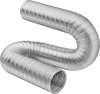 Bend-and-Stay Very Flexible Metal Duct Hose for Fumes