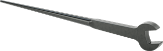 Image of Product. Front orientation. Open-End Wrench for Hole Alignment, 1-1/4" Size, 19" Overall Length.