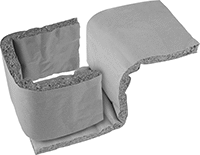 Image of System. Two Liners. Front orientation. Shipping Box Liners. Insulated Recycled Paper Shipping Box Liners.