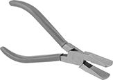 Image of Product. Front orientation. Fabric-Stretching Pliers. Straight Nose and Cushion Grip.