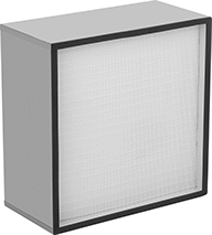 Image of Product. Front orientation. Air Filters. Long-Life HEPA Box Air Filters, Steel Frame.
