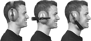 Image of ProductInUse. Style C (Three Fit Options). Front orientation. Contains MultipleImages. Earmuffs. Earmuffs, Style C—Three Fit.