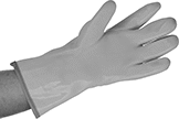 Image of ProductInUse. PVC. Front orientation. Gloves. Water-Resistant Cold-Protection Gloves, Water Resistant Gloves, Men's PVC.