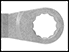 Image of Specification. 12-Point Opening. Front orientation. ZoomedIn view. Contains Border. 12-Point Opening. Combination Wrenches.