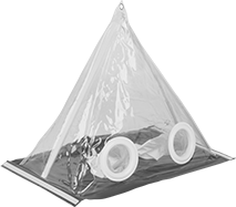 Image of Product. Front orientation. Glove Boxes and Bags. Glove Bags, PVC, 1 Opening.