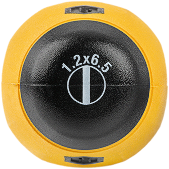 Image of Product. Back orientation. Static-Control Screwdriver, 1/4" Slotted.