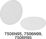 Image of Product. Front orientation. Contains Annotated. Respirator Filters. Filters for Air-Purifying Respirators, Honeywell.
