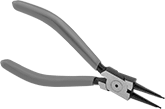 Image of Product. Front orientation. Retaining Ring Pliers. Heavy Duty Fixed-Tip Retaining Ring Pliers , For Internal Retaining Rings, Straight Tip Angle.