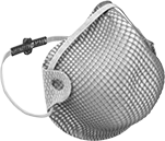 Image of Product. Front orientation. Respirators. Disposable Respirators, Style B.