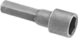 Image of Product. Front orientation. Nutdriver Bits. Nutdriver Bits, Hex Shank.