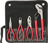 Image of Product. Red Grip. Front orientation. Pliers Sets. High-Visibility Pliers Sets.