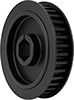 High-Strength HTD Timing Belt Pulleys with Hex Bore