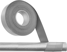 Image of ProductInUse. Front orientation. Pipe Insulation. Strong-Grip Pipe Insulation Tapes.