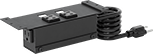 Image of Product. Bottom orientation. Outlet Strips. Recessed Bench-Top Outlet Strips.