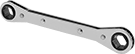 Image of Product. Front orientation. Box Wrenches. Two-Head Ratcheting Box Wrenches, 6-Point Openings.