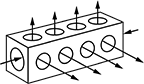 Image of Specification. Outlets on Two Sides. Front orientation. Contains Annotated. Two-Sided Outlet. Right-Angle Flow Rectangular Manifolds.