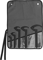 Image of Product. Front orientation. Spanner Wrenches. Adjustable Hook Spanner Wrench Sets for Slots on the Side.