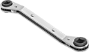 Image of Product. Front orientation. Box Wrenches. Two-Head Deep-Offset Ratcheting Box Wrenches, 4-Point Openings.