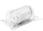 Image of Product. Front orientation. First-Aid Gauze. First-Aid Gauze Rolls.
