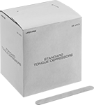 Image of Product. Front orientation. Tongue Depressors.