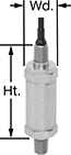 Image of Product. Front orientation. Contains Annotated. Pressure Transmitters. Hazardous-Location Pressure Transmitters.