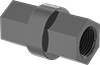 Plastic Threaded Check Valves for Oil and Fuel