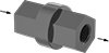 Plastic Threaded Check Valves for Oil and Fuel