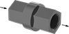 Plastic Threaded Check Valves for Oil and Fuel 