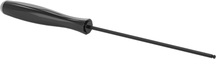 Image of Product. Front orientation. Ball-Tip Hex Screwdriver, 1.5 mm Drive Size, 4-3/4" Overall Length.