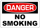 Image of Product. Front orientation. Signs. Hazardous Material Signs, Danger—No Smoking (English).