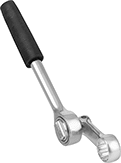 Image of ProductInUse. Wrench Not Included. Front orientation. Wrench Heads. Box Wrench Head Sets.