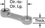 Image of Product. Front orientation. Contains Annotated. Wrench Heads. Box Wrench Heads.