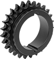 Image of Product. Front orientation. Drive Sprockets. Taper-Lock Bushing-Bore Sprockets, For Double Strand.