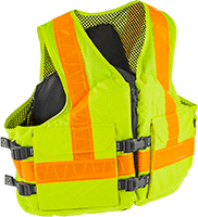Image of Product. Front orientation. Life Preservers. High-Visibility Life Preserver Vests.