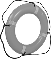Image of Product. Front orientation. Life Preservers. Life Preserver Rings, Rings.