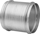 Image of Product. Front orientation. Duct Hose and Fittings. Duct Hose Connectors, Straight Connectors.