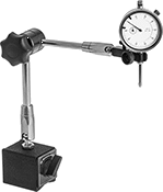 Image of Product. Front orientation. Variance Indicators. Economy Dial Plunger Variance Indicators with Jointed-Arm Magnetic-Base Holder.