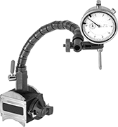 Image of Product. Front orientation. Variance Indicators. Economy Dial Plunger Variance Indicators with Magnetic-Base Holder for Uneven Surfaces.